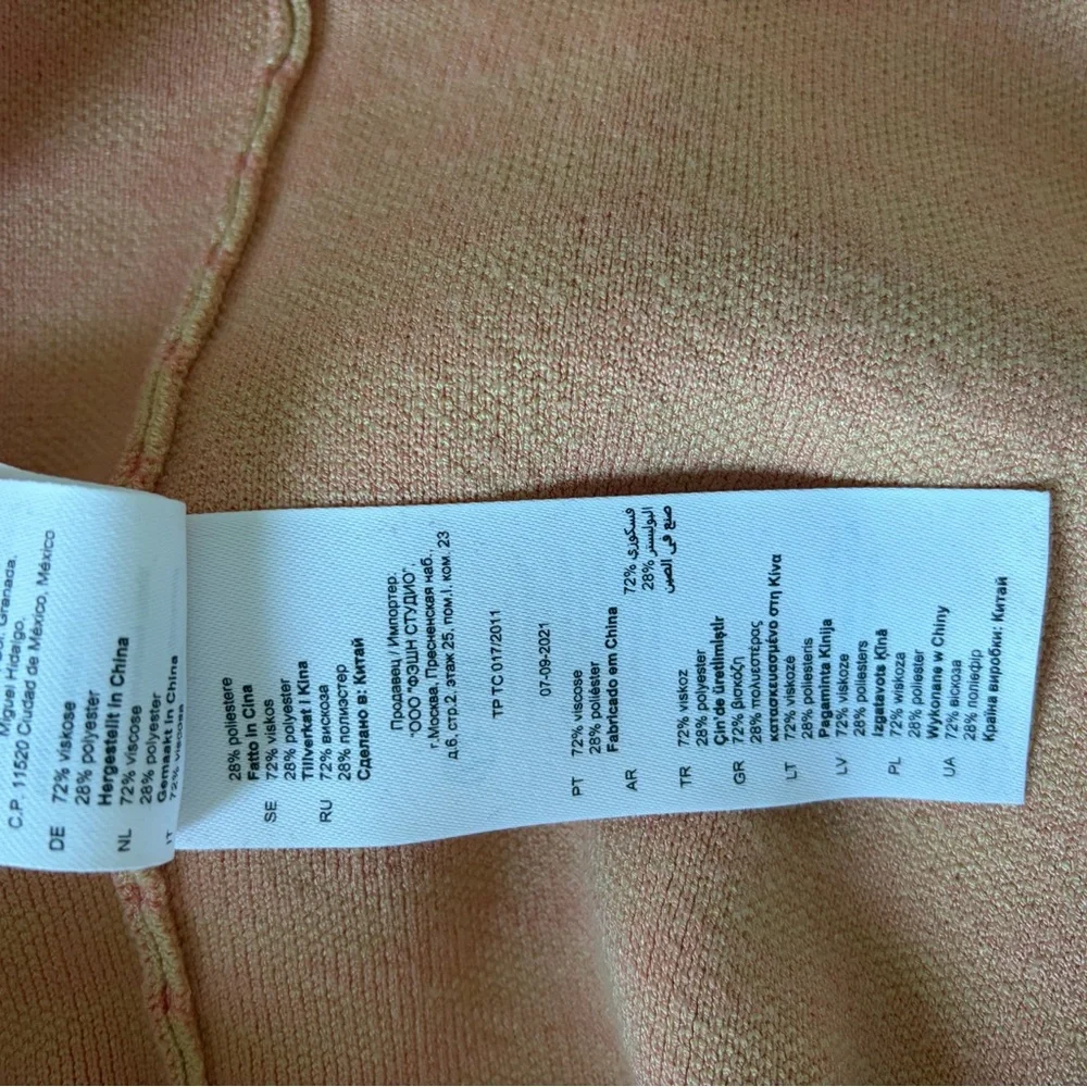 Sandro Women's Pink and Cream Cardigan - Picture 6 of 8